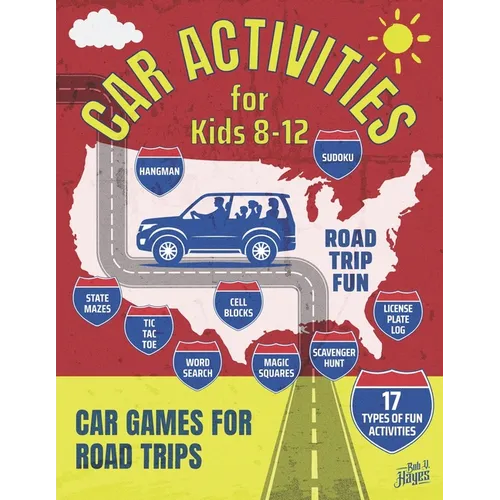 Car Activities for Kids 8-12: Car Games for Road Trips