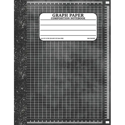 Graph Paper Composition Notebook: Math and Science Lover Graph Paper Cover (Quad Ruled 5 squares per inch, 100 pages) Birthday Gifts For Math Lover Te