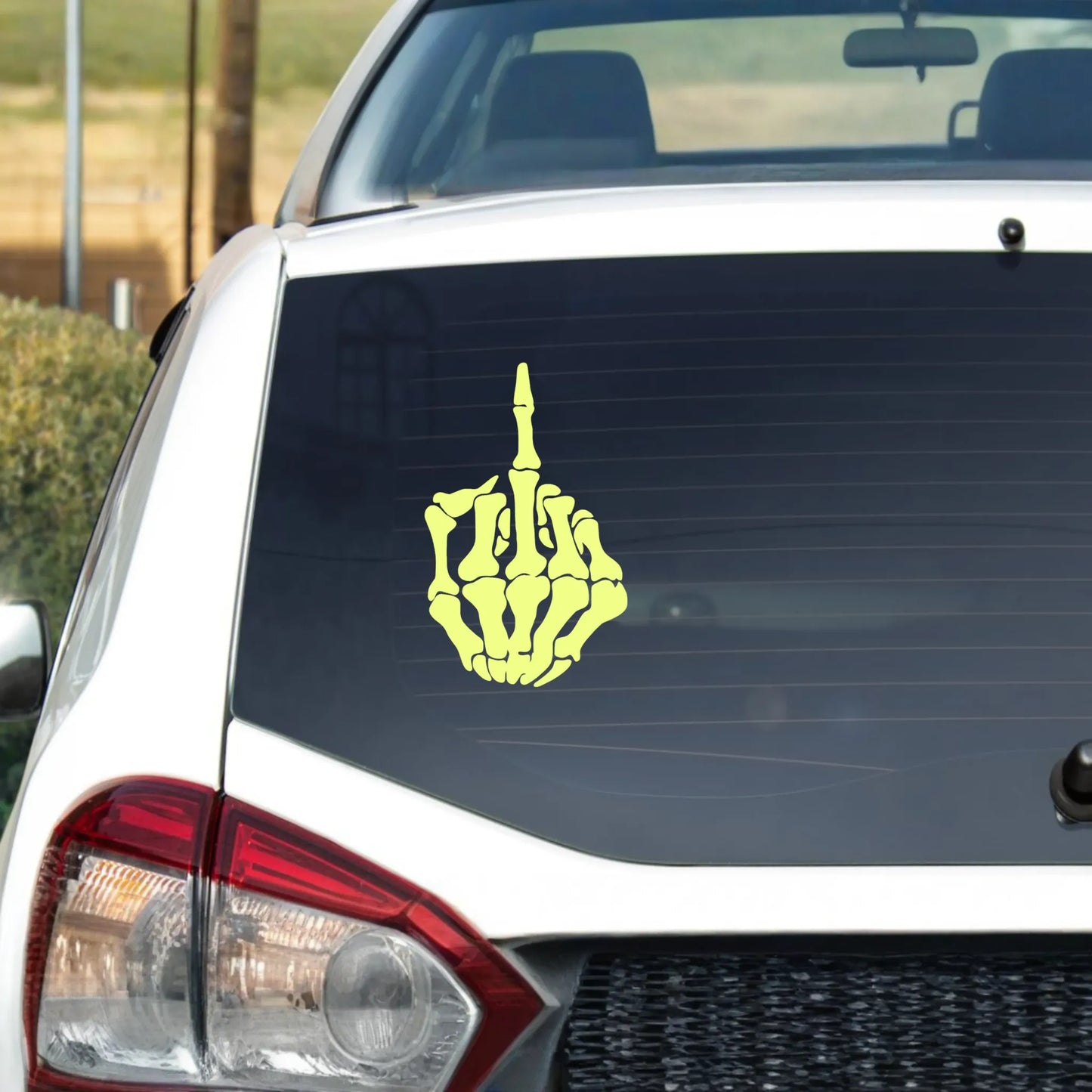 F Skeleton Decal Vinyl Sticker CNC Heavy Duty Middle Finger ~ Oracle 651