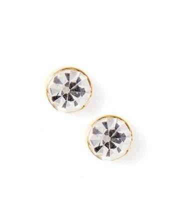 Juliet Clear Screwback Stud Earrings - YellowBrickRoad - Little Red General Store