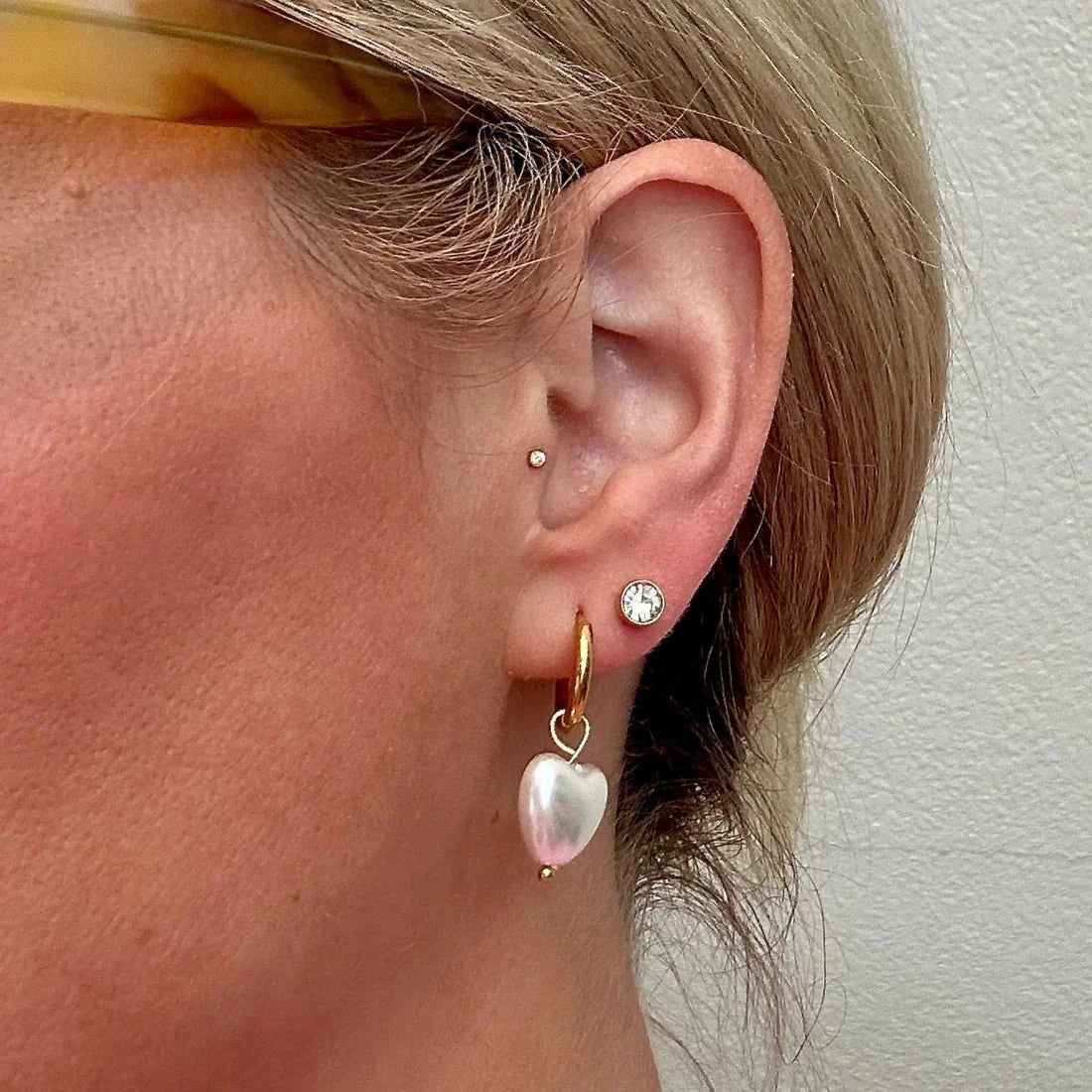 Juliet Clear Screwback Stud Earrings - YellowBrickRoad - Little Red General Store