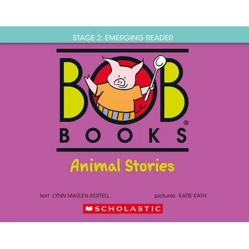 Bob Books - Animal Stories Hardcover Collection of 12 Stories Decodable Phonics Stories, Ages 4 and Up, Kindergarten (Stage 2: Emerging Reader)