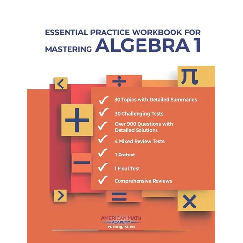 Essential Practice Workbook for Mastering Algebra 1