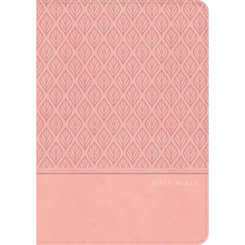 CSB Personal Size Giant Print Bible, Optimal Type, Digital Study Edition, Pink Leathertouch, Indexed