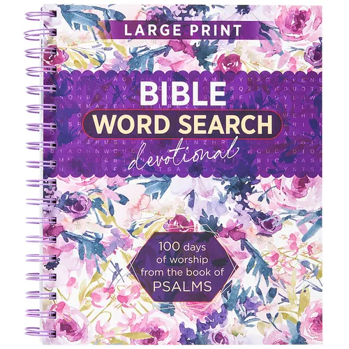 Bible Word Search Devotional: 100 Days of Worship from the Book of Psalms
