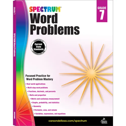 Word Problems, Grade 7: Volume 80