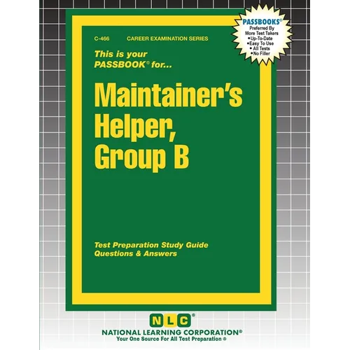 Maintainer's Helper, Group B