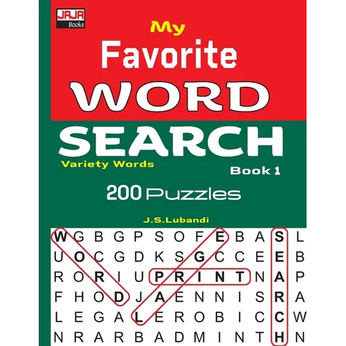 My Favorite WORD SEARCH Book 1