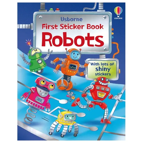 First Sticker Books Robots