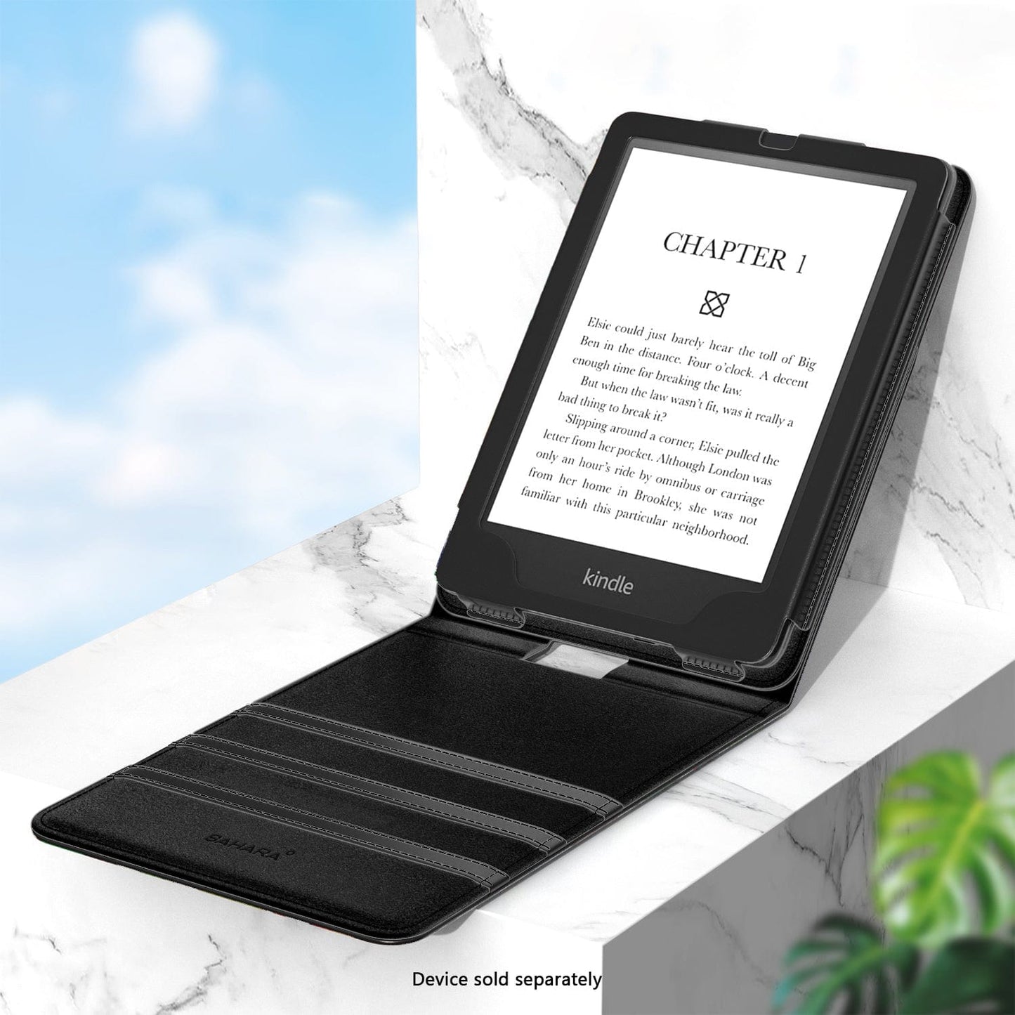 Indy Series Vertical Folio Case - Amazon Kindle Paperwhite (2024) and Colorsoft - Zerodamage Sahara Case LLC - Little Red General Store