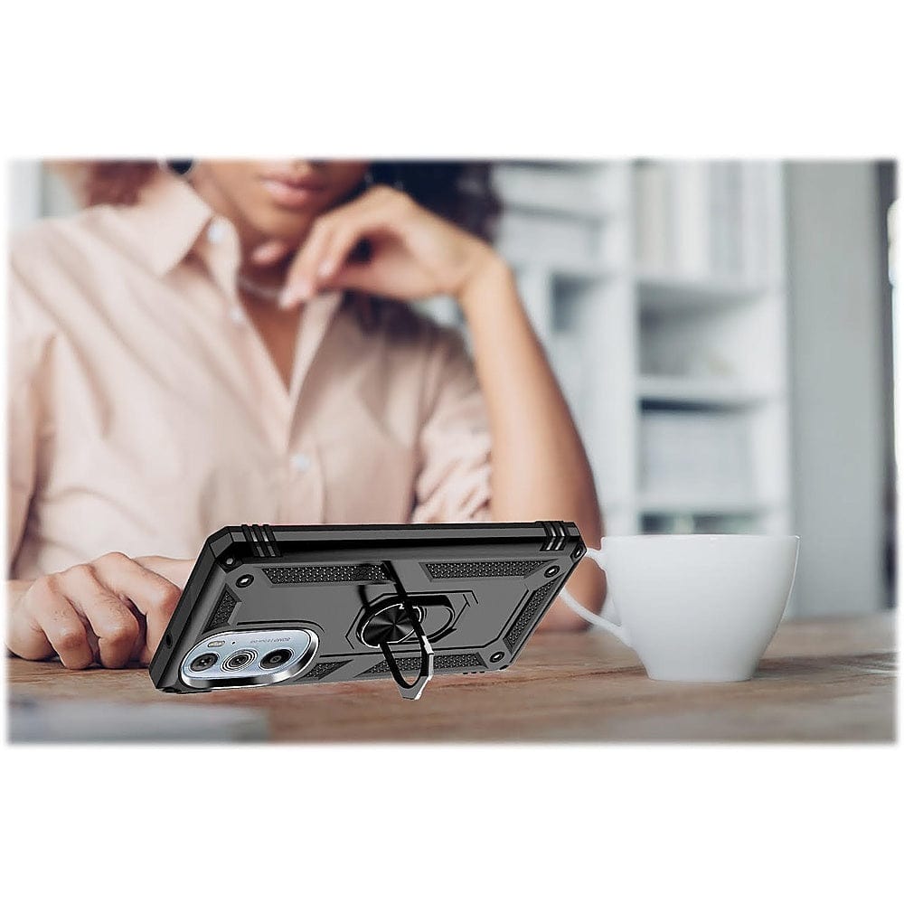 Raider Series Heavy Duty Kickstand Case - Motorola Edge+ (2022) - Zerodamage Sahara Case LLC - Little Red General Store