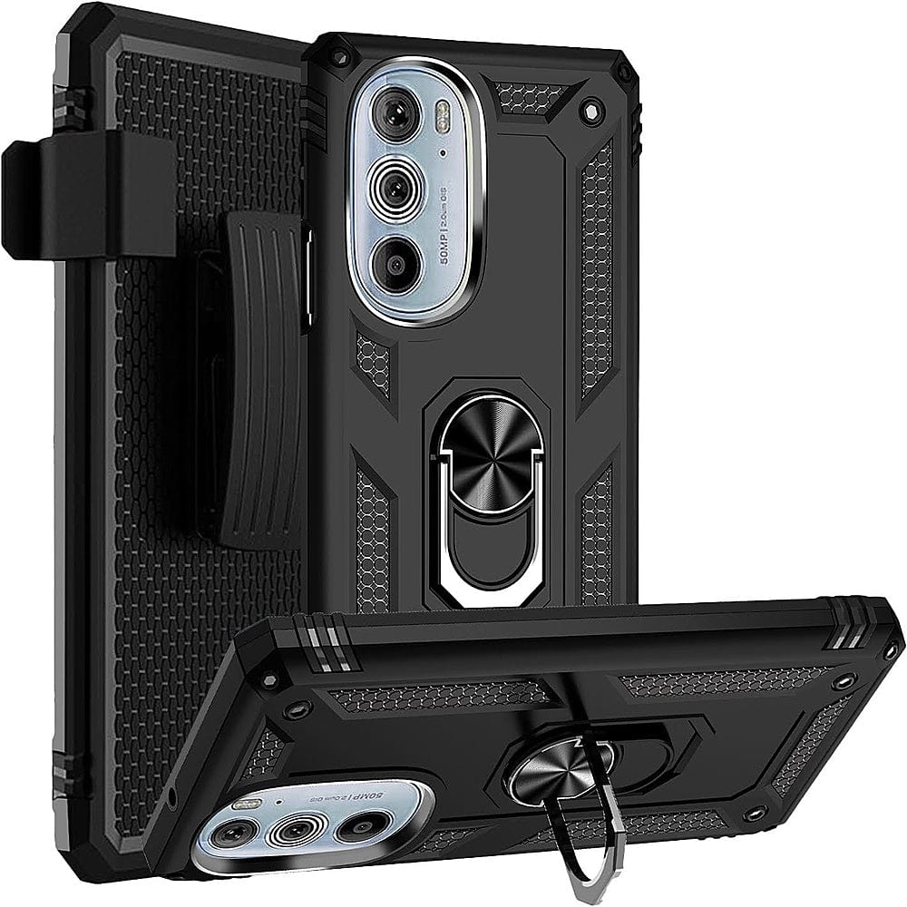Raider Series Heavy Duty Kickstand Case - Motorola Edge+ (2022) - Zerodamage Sahara Case LLC - Little Red General Store