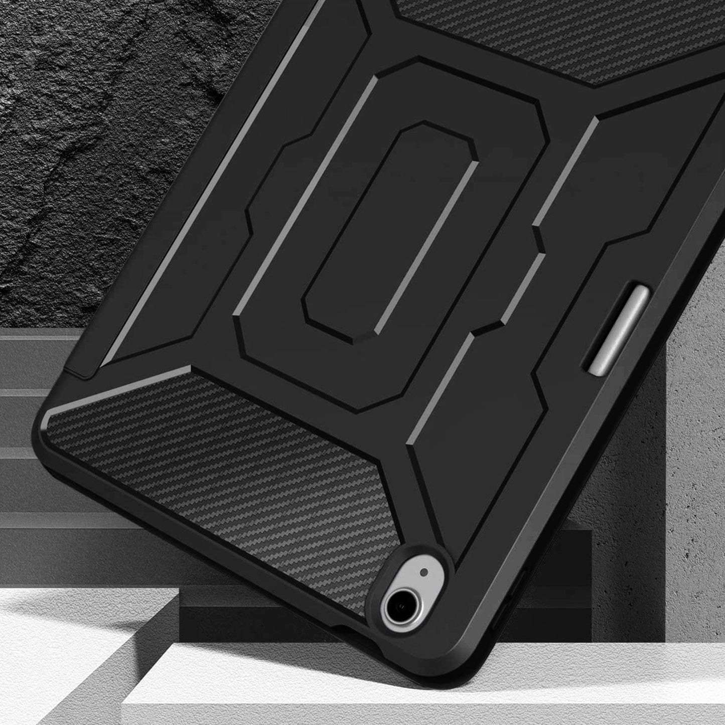 Raider Series Heavy Duty Tri - Fold Case - iPad A16 11 - inch & iPad 10.9 - inch 10th Generation - Zerodamage Sahara Case LLC - Little Red General Store