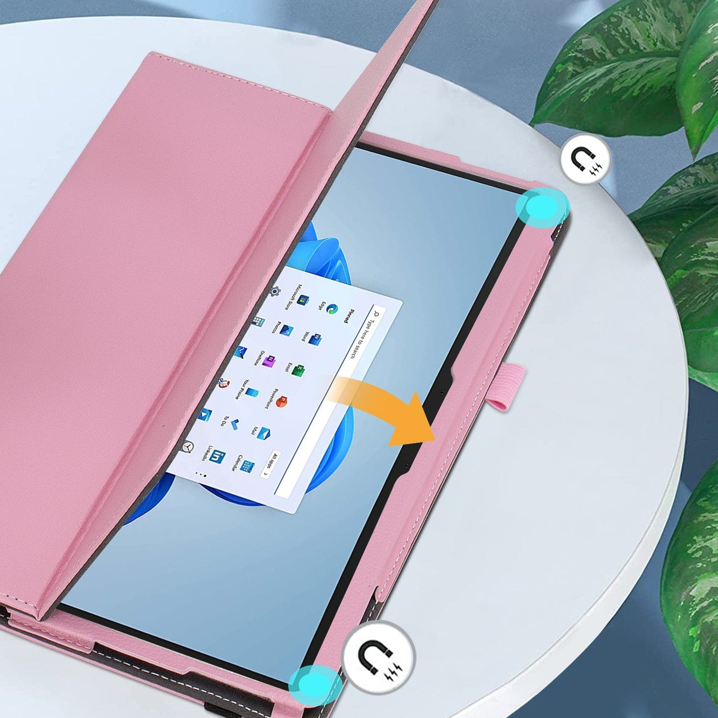 Indy Series Bi - Fold Folio Case - Microsoft Surface Pro 8 - Zerodamage Sahara Case LLC - Little Red General Store