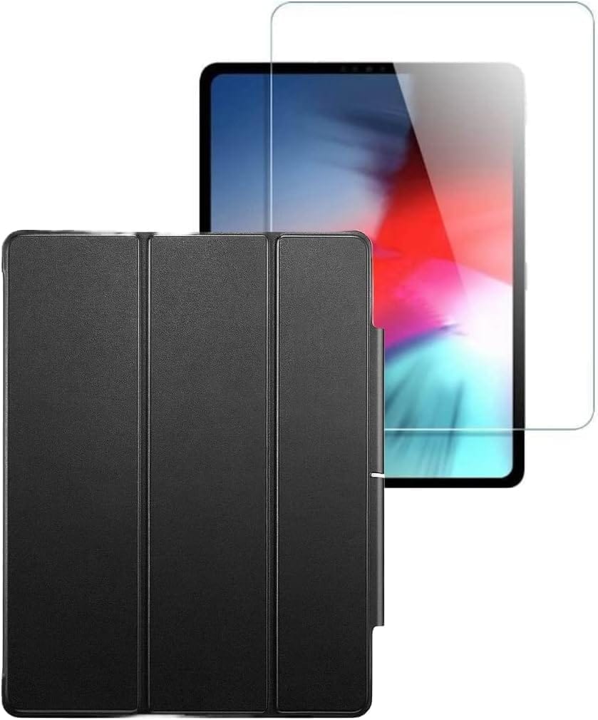 ESR Black Folio Case with Tempered Glass Screen - iPad Pro 12.9" (4th, 5th, and 6th Generation) - Zerodamage Sahara Case LLC - Little Red General Store
