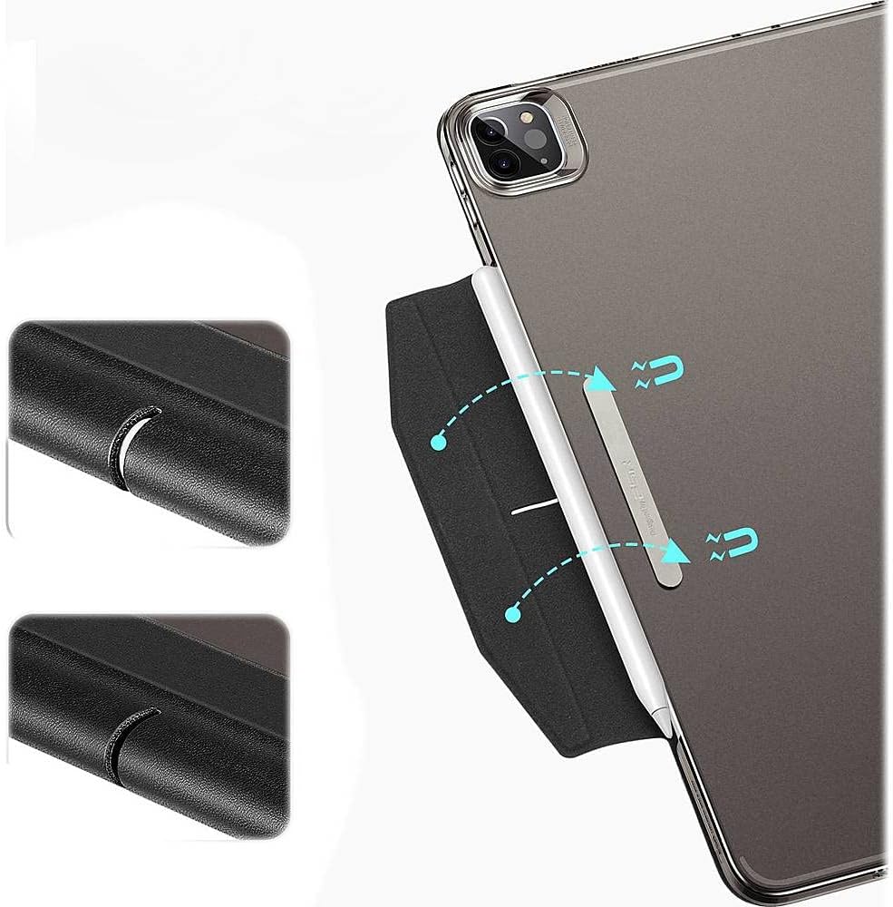ESR Black Folio Case with Tempered Glass Screen - iPad Pro 12.9" (4th, 5th, and 6th Generation) - Zerodamage Sahara Case LLC - Little Red General Store
