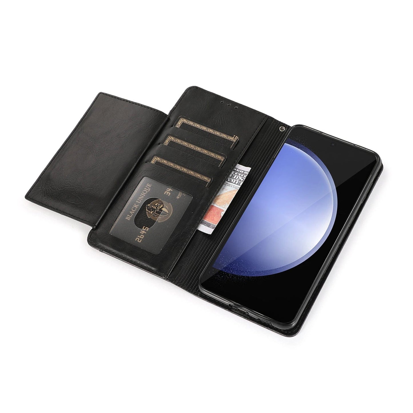 SaharaCase - Indy Series Wallet Case for Samsung Galaxy S24 FE - Scorpion Black - Zerodamage Sahara Case LLC - Little Red General Store