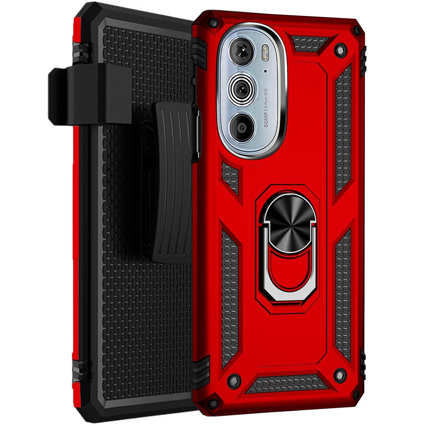 Raider Series Heavy Duty Kickstand Case - Motorola Edge+ (2022) - Zerodamage Sahara Case LLC - Little Red General Store