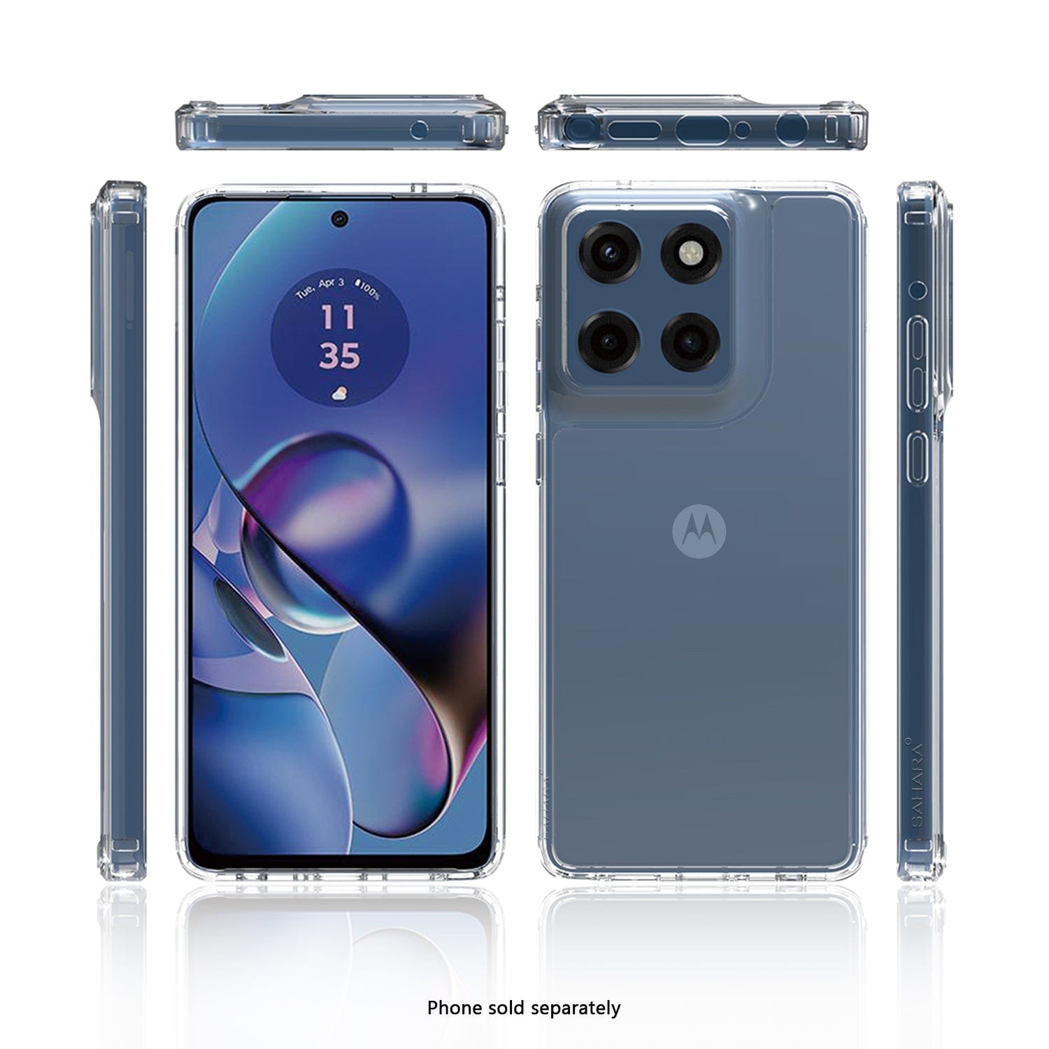 Venture Series Hard Shell Case for Motorola Moto G Stylus 5G (2025) - Clear - Zerodamage Sahara Case LLC - Little Red General Store