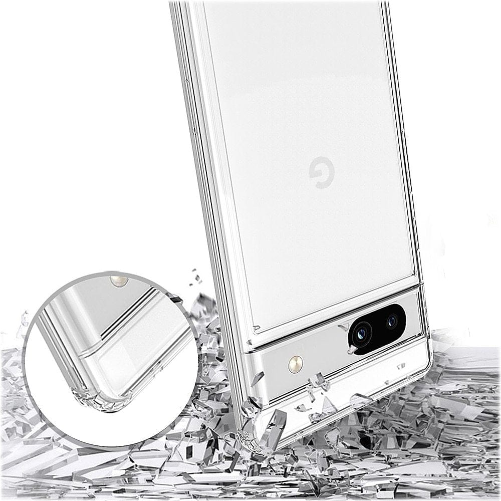 Venture Series Clear Hard Shell Case - Google Pixel 7a - Zerodamage Sahara Case LLC - Little Red General Store