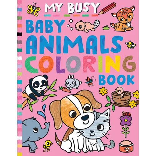 My Busy Baby Animals Coloring Book