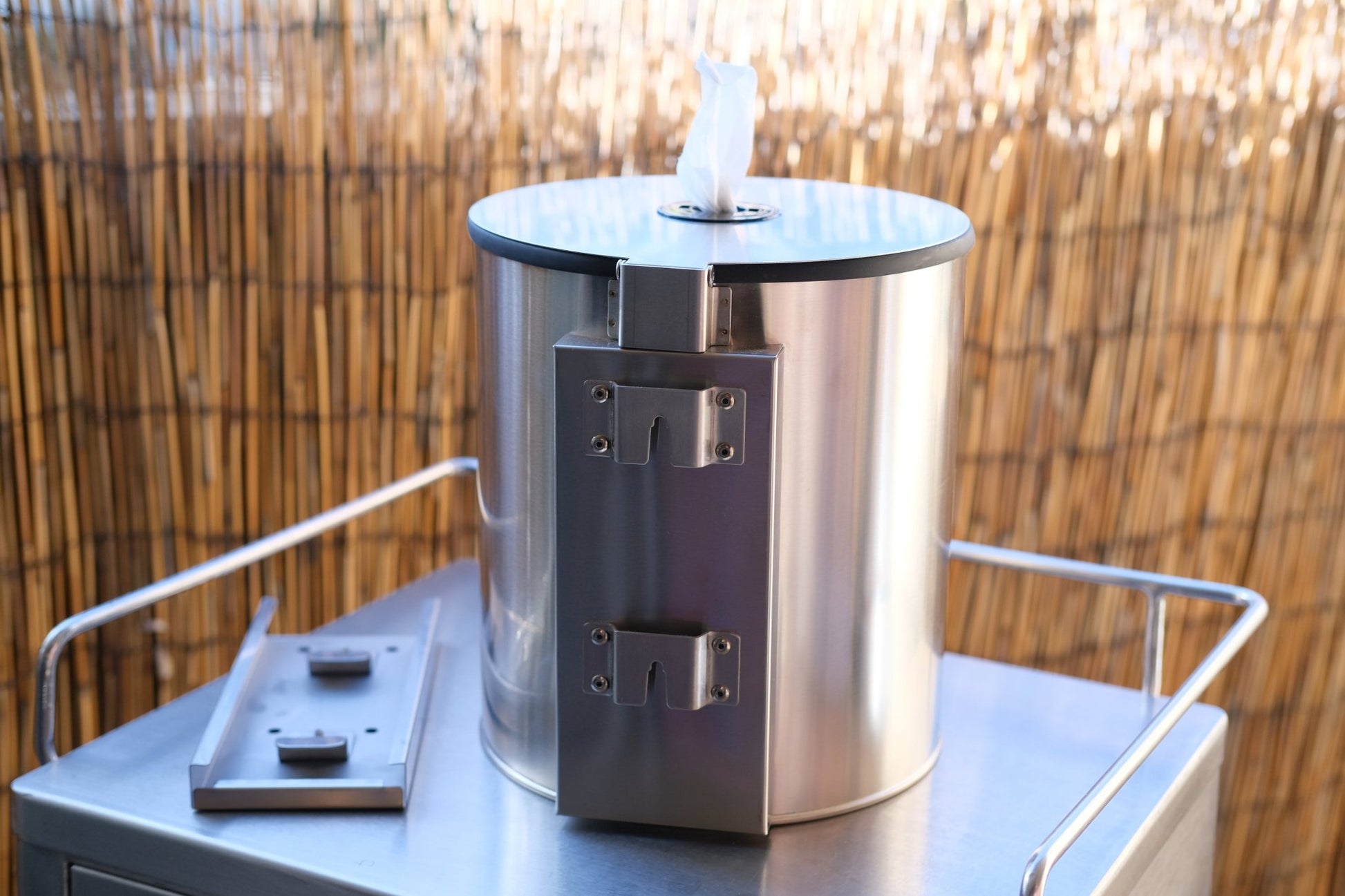 Stainless Steel Wall Dispenser - Zoom Wipes - Little Red General Store