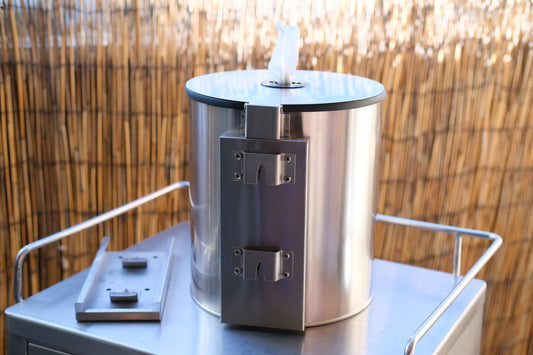 Stainless Steel Wall Dispenser - Zoom Wipes - Little Red General Store