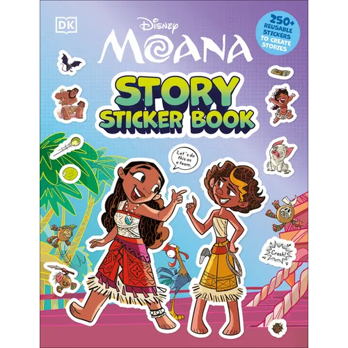 Disney Moana Story Sticker Book