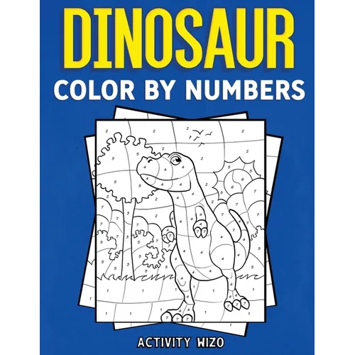 Dinosaur Color By Numbers